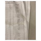 ACE Stainless Steel Dial Combination Padlocks with Number Labels & Locker Combo Sheet Lot