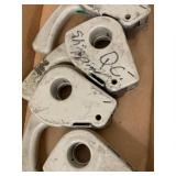 5 Handheld Packing Tape Dispensers with Clear & Yellow Shipping Tape Rolls Warehouse Supply