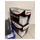 Printer toner cartridge bundle Innovera CF280X, HP 143AD, CE255A, Brother TN-450, PC-301