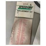 Binks Pressure Tank 2 Gallon Solvent Gasket 83-1419 (3) + Speedaire Replacement Kit Lot