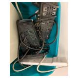 Mixed Lot Power Strips Surge Protectors with Long 36in Bar and Belkin Units Used
