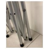 Pair Quik Lok SP-180 Adjustable Aluminum Tripod Equipment Stands Systems Made in Italy