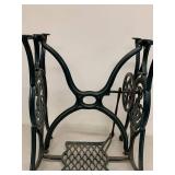 Vintage Singer Mfg Co Cast Iron Treadle Sewing Machine Base Stand Frame with Pedal