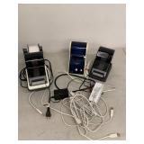 Lot 3 SII Smart Label Printers G50SE 450 650 with Power Adapters USB Cables As Is