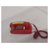 CORTELCO Red Corded Touch-Tone Desk Telephone Emergency 911 Only Phone 555417VBA-20M USA