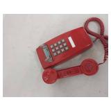 CORTELCO Red Corded Touch-Tone Desk Telephone Emergency 911 Only Phone 555417VBA-20M USA
