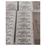 John Dusenbery 88-178-1-CGI Slotted Blades Lot ~350+ Industrial Machine Cutter Refills