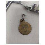 Minnesota Vikings License Plate Frame with Vintage North Oaks Dog License Tags Collection