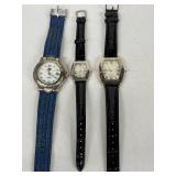 Tag Heuer Diver Watch & 2 Quartz Roman-Dial Dress Watches