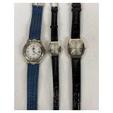 Tag Heuer Diver Watch & 2 Quartz Roman-Dial Dress Watches