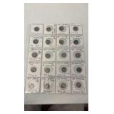 (20) MERCURY Dimes 1904-1941
