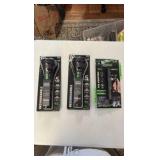 (3) FLASH lights, rechargeable