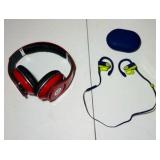 RED Beats by Dr. Dre Studio & Beats powerbeats3