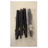 (4) fFEATHER dusters and (9) chapstick