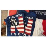 (3) TOMMY Hilfiger shirts all Medium, Kenneth Cole shirt Medium, and 2 Nautica shirts small and medium