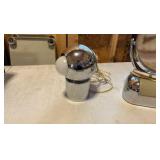 VINTAGE Orb Desk Light and Art Deco Vanity Mirror