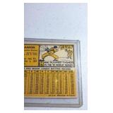 TOPPS Hank Aaron Milwaukee Braves Card