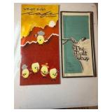 (21) ViINTAGE Menus/Advertisements