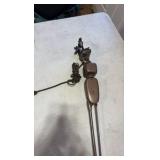 VINTAGE Industrial articulating arm clamp light