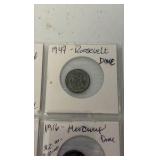 (20) MERCURY Dimes 1918-1958