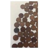 (163) WHEAT Pennies and (40) regular Pennies