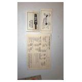 VINTAGE Firearm & Hunting advertisements & targets