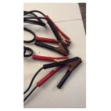 SOCKET set, jumper cables, axe, and flash light