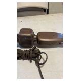 VINTAGE Industrial articulating arm clamp light