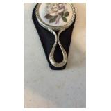 (2) NAPIER bracelets and a vintage hand mirror