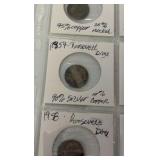 (20) MERCURY Dimes 1918-1958