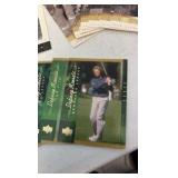 UPPER Deck golf cards Tiger Woods, Chris Dimarco, Jack Nicklaus, Sergio Garcia