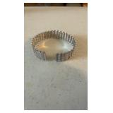 (2) NAPIER bracelets and a vintage hand mirror