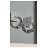 (2) PUMA hats; (2)earring sets(one.925 Sterling); Mini Reebok shoes