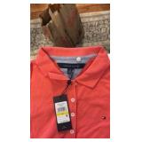 (3) TOMMY Hilfiger shirts all Medium, Kenneth Cole shirt Medium, and 2 Nautica shirts small and medium