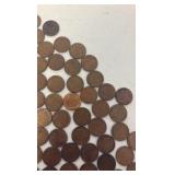 (163) WHEAT Pennies and (40) regular Pennies