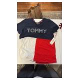 (3) TOMMY Hilfiger shirts all Medium, Kenneth Cole shirt Medium, and 2 Nautica shirts small and medium