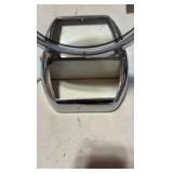 VINTAGE Orb Desk Light and Art Deco Vanity Mirror