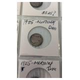 (20) MERCURY Dimes 1904-1941