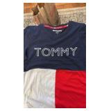(3) TOMMY Hilfiger shirts all Medium, Kenneth Cole shirt Medium, and 2 Nautica shirts small and medium