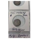 (20) MERCURY Dimes 1904-1941