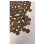 (163) WHEAT Pennies and (40) regular Pennies