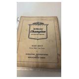 VINTAGE Outboard Motor manuals