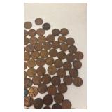 (163) WHEAT Pennies and (40) regular Pennies