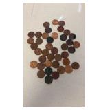 (163) WHEAT Pennies and (40) regular Pennies