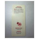 (21) ViINTAGE Menus/Advertisements