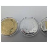 Presidential Dollar Coin Set - 3-Coin Collection (2007 & 2020)