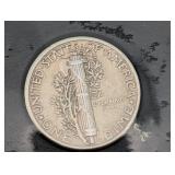 Complete Mercury Dime Year Set - 1942 & 1944 in Display Case (Sealed)