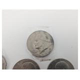 Kennedy Half Dollars Bicentennial And 1970