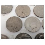 Kennedy Half Dollars Bicentennial And 1970