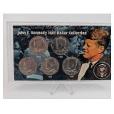 Kennedy Half Dollars Collection (Lot of 5) 1965-1969 90% and 40% Silver